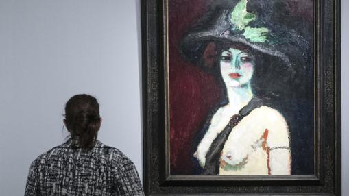 «Mujer con sombrero grande», de Kees van Dongen