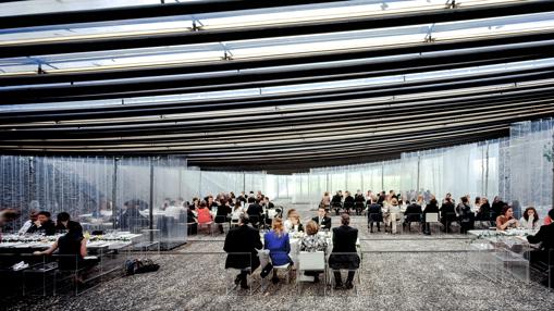 Carpa en el restaurante Les Cols. Olot (Gerona), 2011