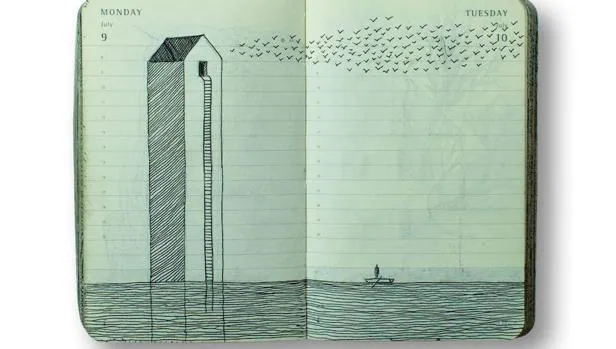 Pep Carrió ilustra el último libro de Menchu Gutiérrez, «Pez de agua», para leer y ver