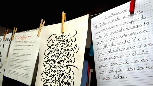 En Italia se vive un resurgir del arte de escribir a mano