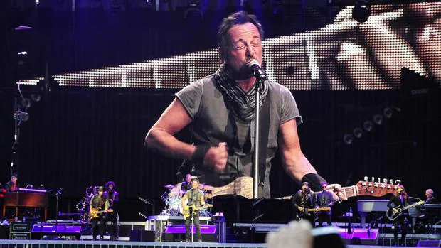 Bruce Springsteen en su último concierto en Madrid