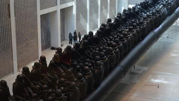 Instalación de Ai Weiwei en el Trade Fair Palace de Praga