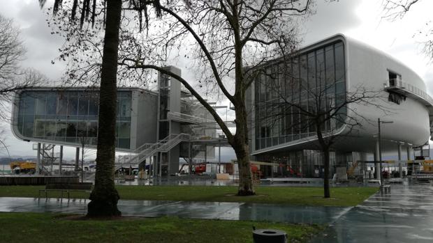 El Centro Botín, en el santanderino muelle de Albareda