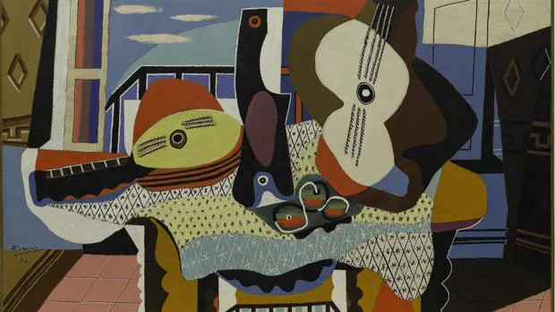 «Mandolina y guitarra» (1924), de Pablo Picasso