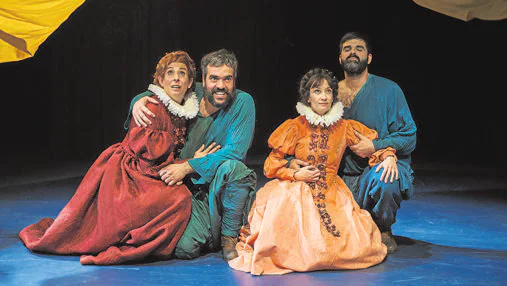 Eva Trancón, Paco Déniz, Natalia Hernández y Javier Lara, en «La Ternura»