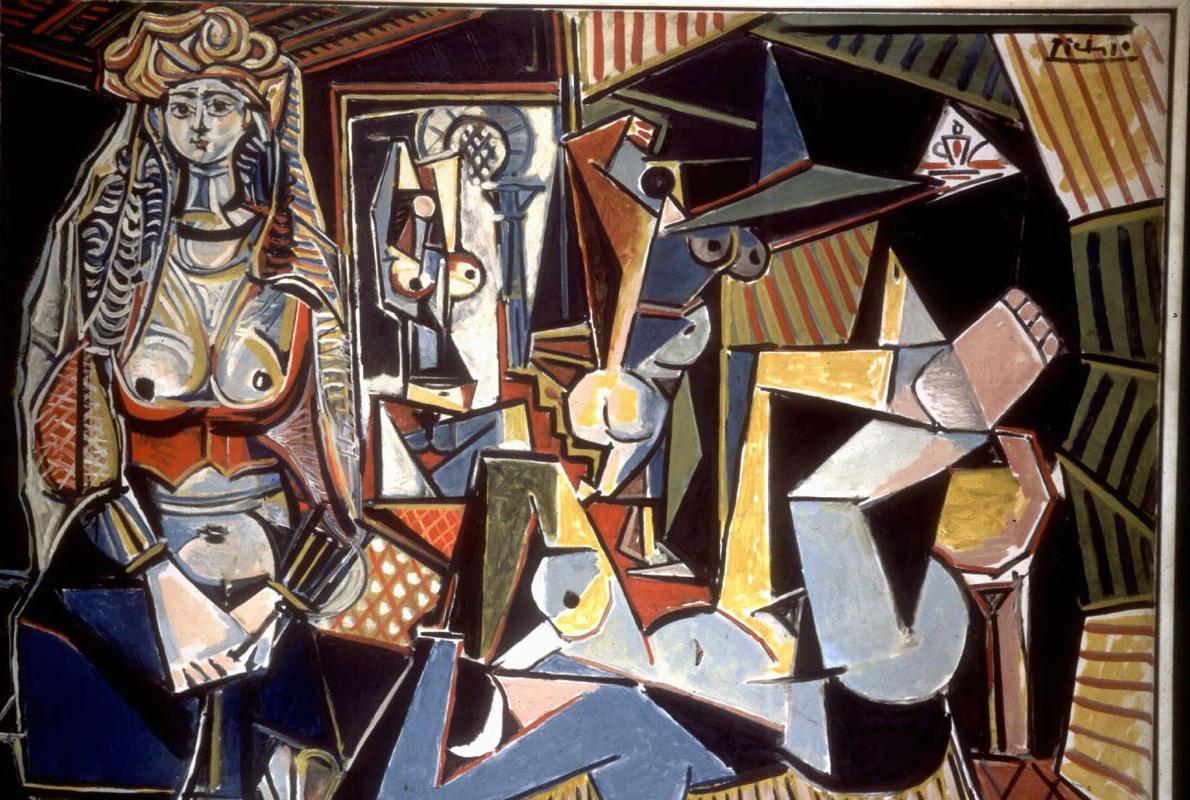 Detalle de «Las mujeres de Argel», de Pablo Picasso