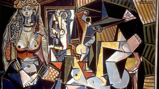 Detalle de «Las mujeres de Argel», de Pablo Picasso