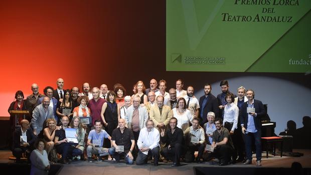 Los gandores de los Premiso Lorca del Teatro Andaluz