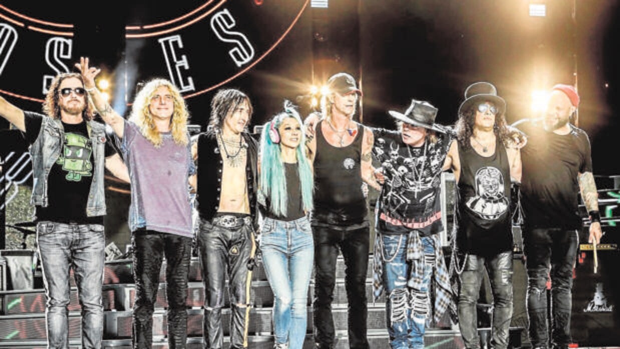 Los Guns N’ Roses, reunidos veinte años después