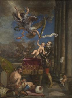 «Felipe II ofreciendo al cielo al Infante don Fernando», de Tiziano