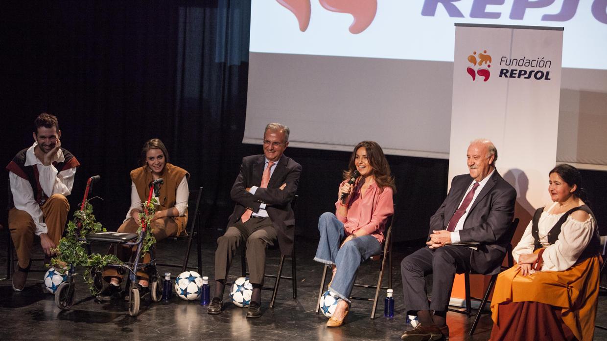 Xabier Olza, Miriam Fernández, Ignacio Egea, Blanca Marsillach, Vicente del Bosque y Adela Estévez