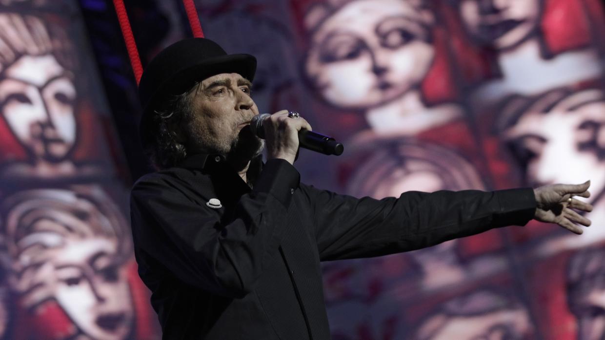 Joaquín Sabina, en su concierto de junio en La Cartuja