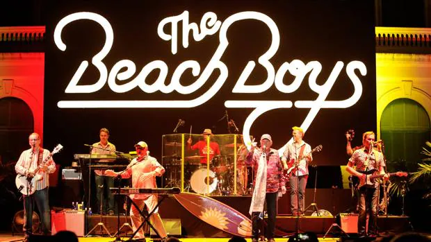 The Beach Boys, durante su actuación en Barcelona