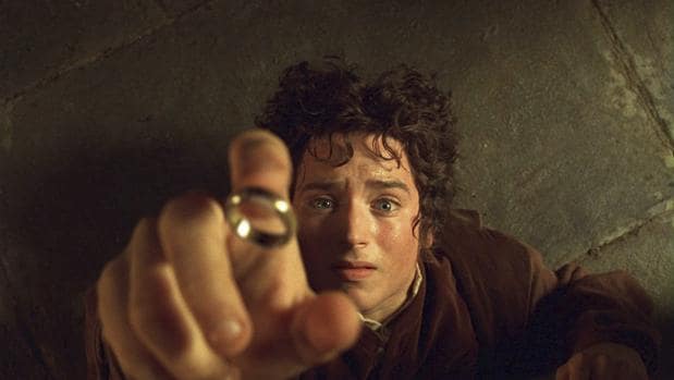 Elijah Wood, caracterizado como Frodo en la película «El señor de los anillos»