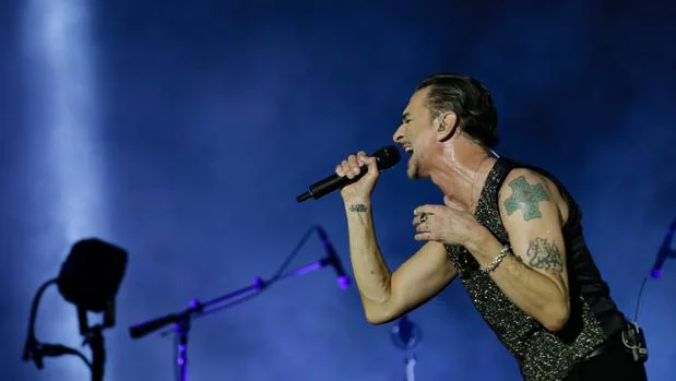 El cantante de Depeche Mode Dave Gahan, durante su concierto en el NOS Alive