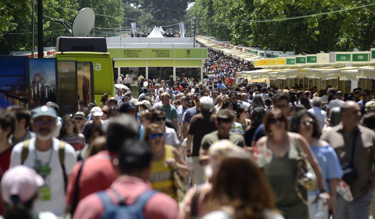 Imagen de la Feria del Libro de Madrid de 2017