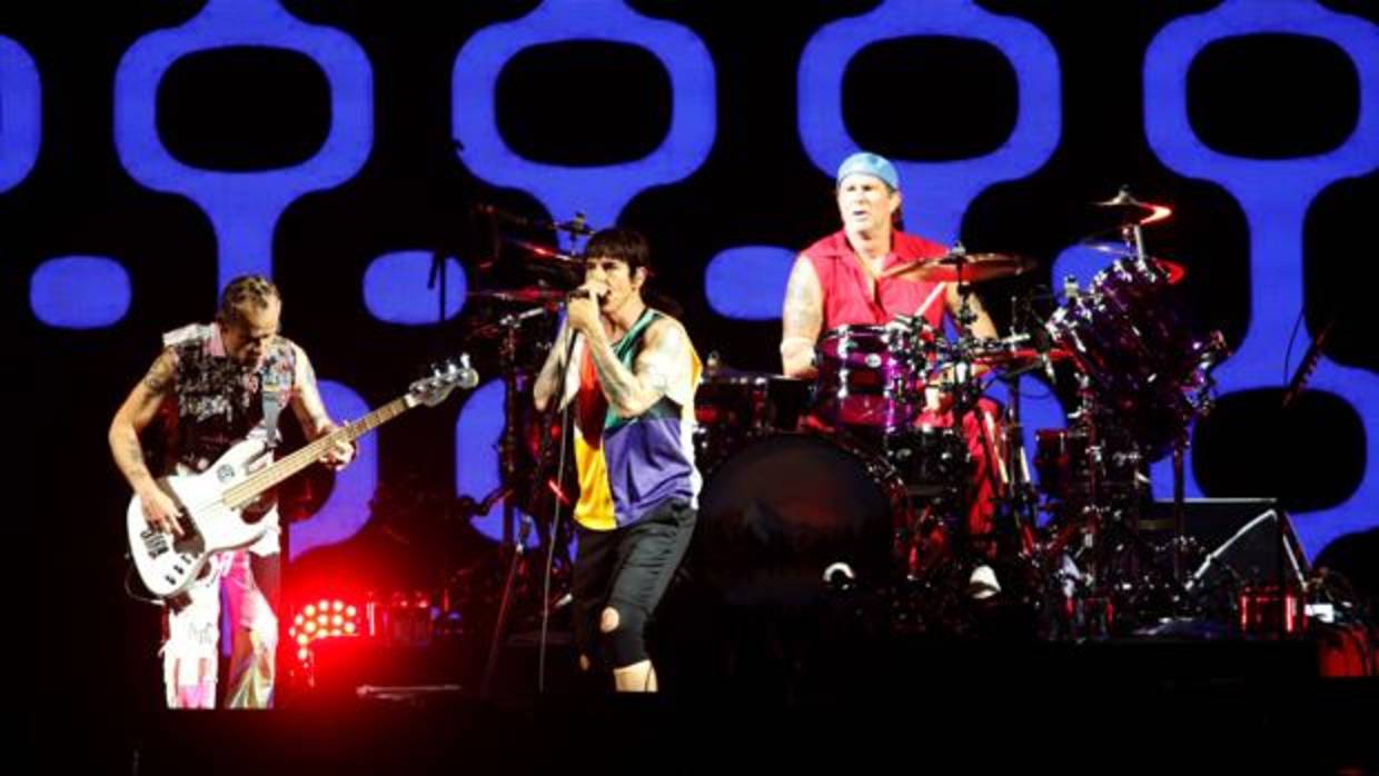 Red Hot Chili Peppers, durante su concierto el sábado en el FIB