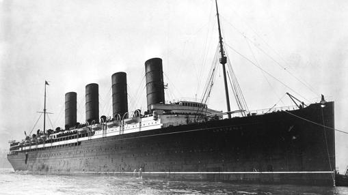 El Lusitania se hundió con relevantes políticos, empresarios y artistas a bordo