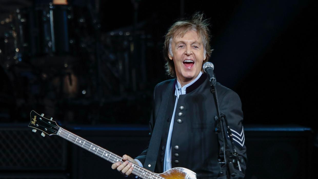 Paul McCartney, durante su concierto en Tinley Park de julio
