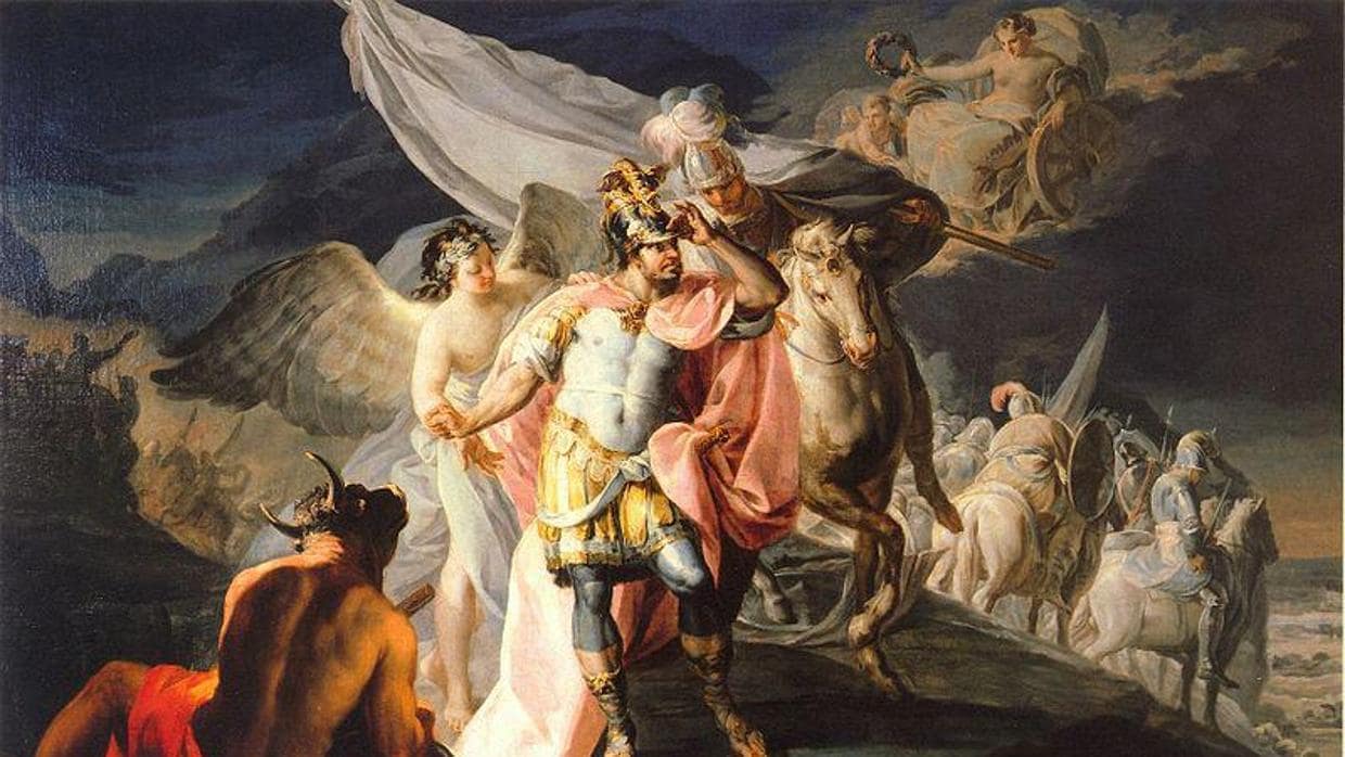 «Aníbal vencedor contempla por primera vez Italia desde los Alpes», de Goya