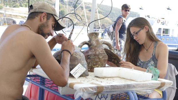 Hallado un tesoro de ánforas ibéricas en el Mar Egeo