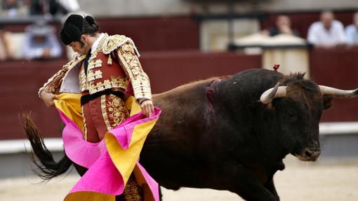 Un recital de torería, el que demostró con «Alboroto»