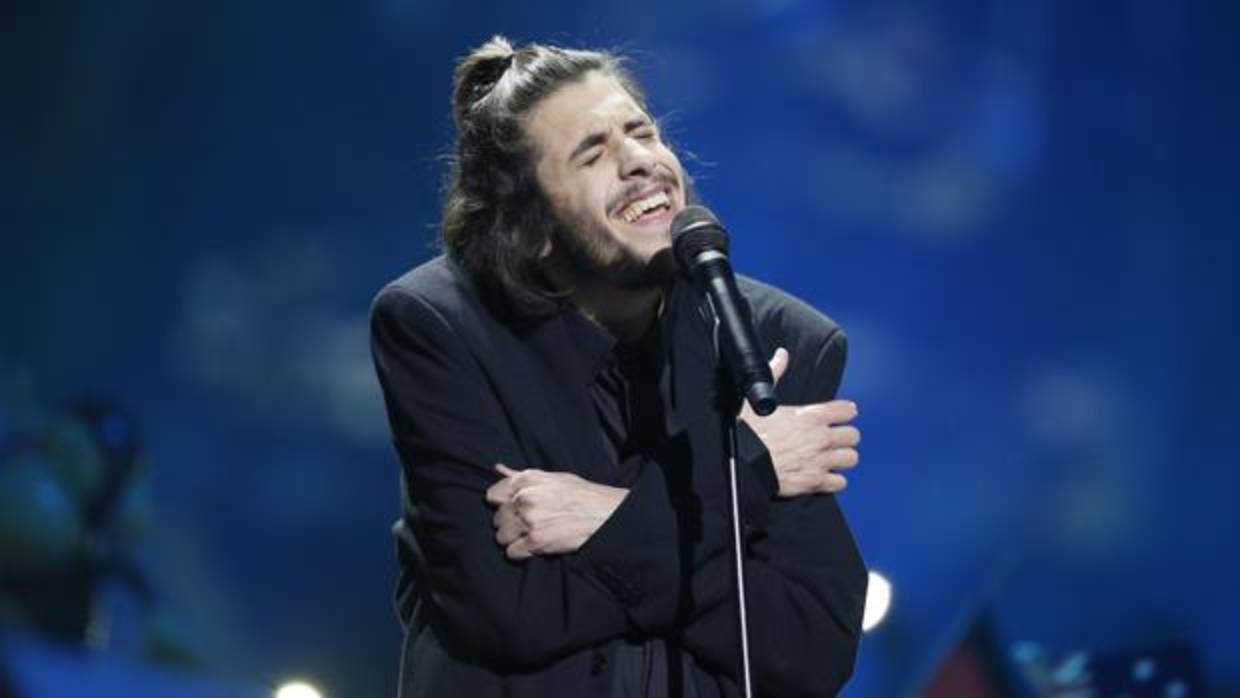 Salvador Sobral, durante su actuación en Eurovisión