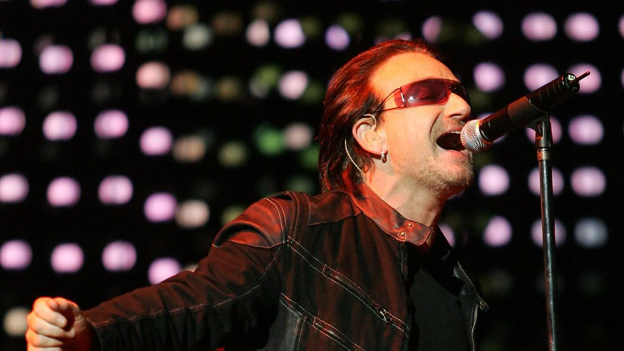 Bono, durante un concierto de U2