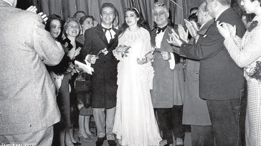 «La traviata» (Lisboa, 1958), con Alfredo Kraus