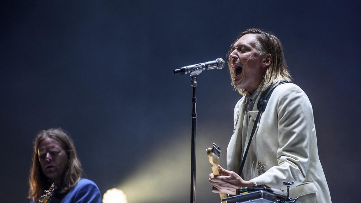 Arcade Fire, durante su actuación en el BBK de 2016