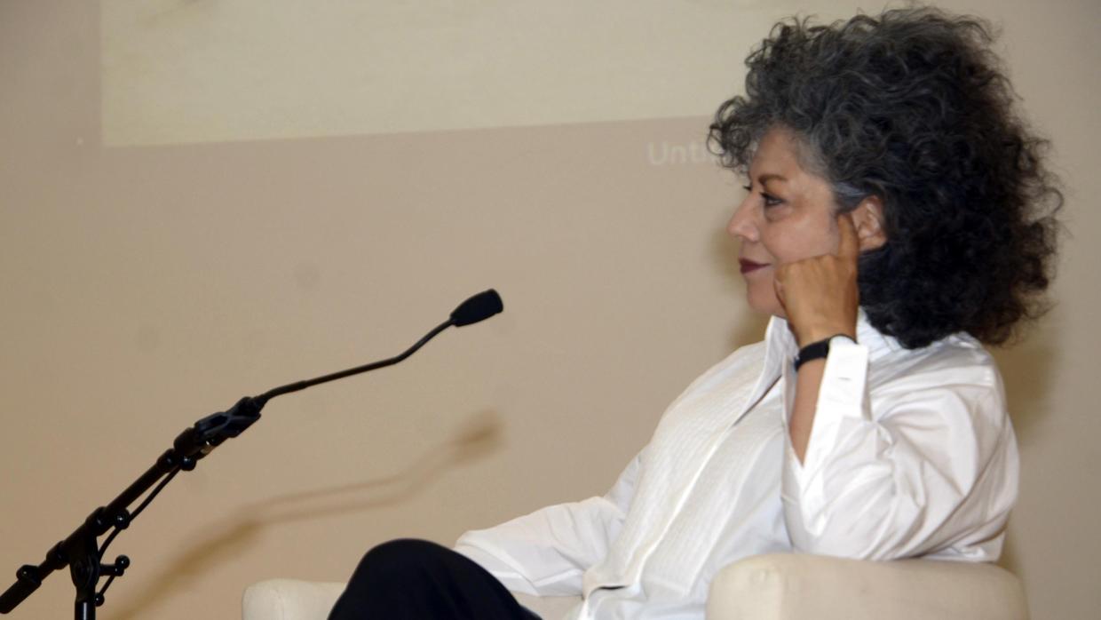 Doris Salcedo, ayer, en el Hay Festival de Segovia