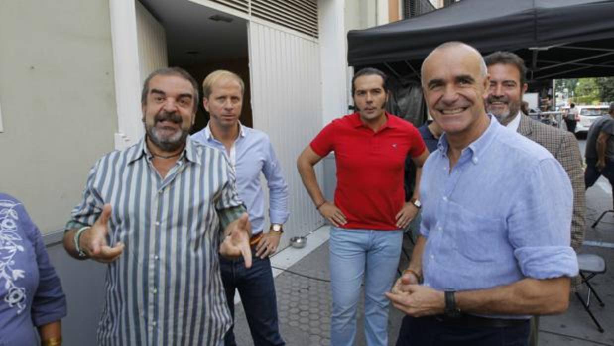 Gervasio Iglesias, Alberto López, Alfonso Sánchez, Antonio Muñoz y Jesús Rojas