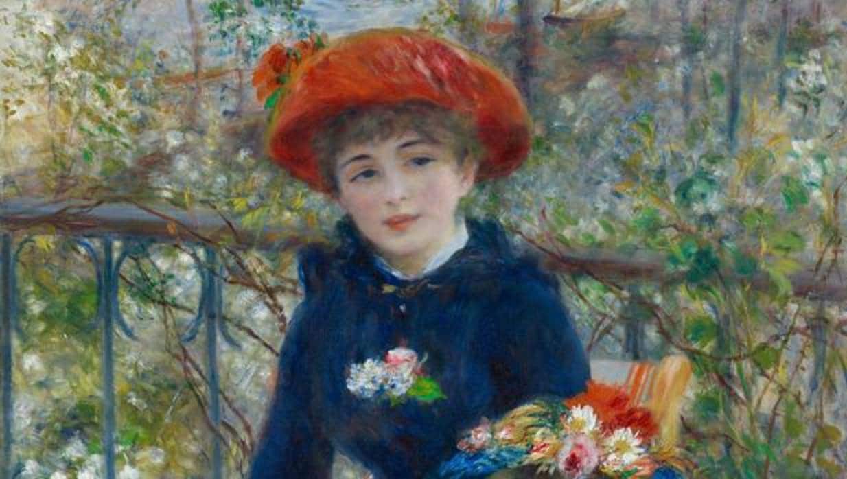 «En la terraza (dos hermanas)», de Auguste Renoir