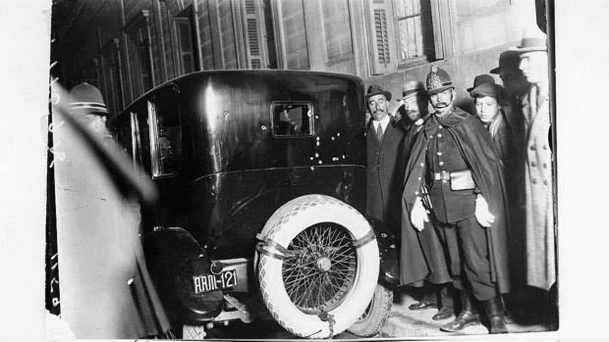 El coche en el que viajaba Eduardo Dato, tiroteado por detrás. Se halla en el Museo del Ejército, en Toledo