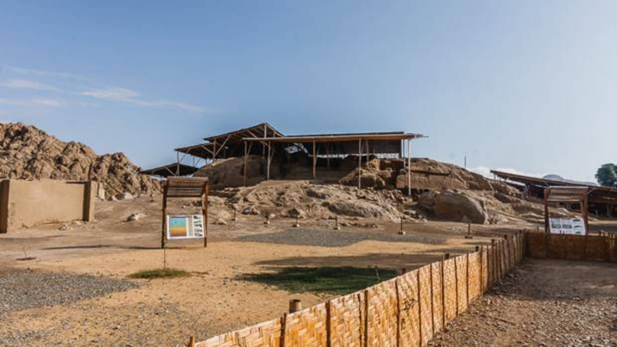 El yacimiento arqueológico de Ventarrón, antes del incendio