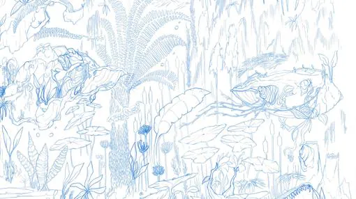 Detalle de «Sueño de la Mamachonga», perteneciente a «La selva»