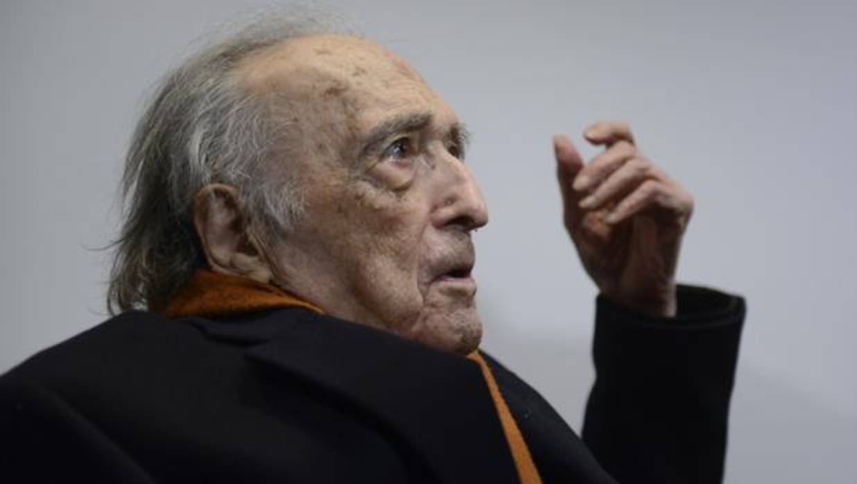 Rafael Sánchez Ferlosio el día de su 90 cumpleaños