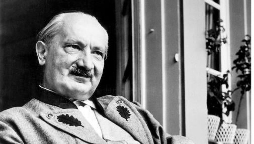 El pensador alemán Martin Heidegger