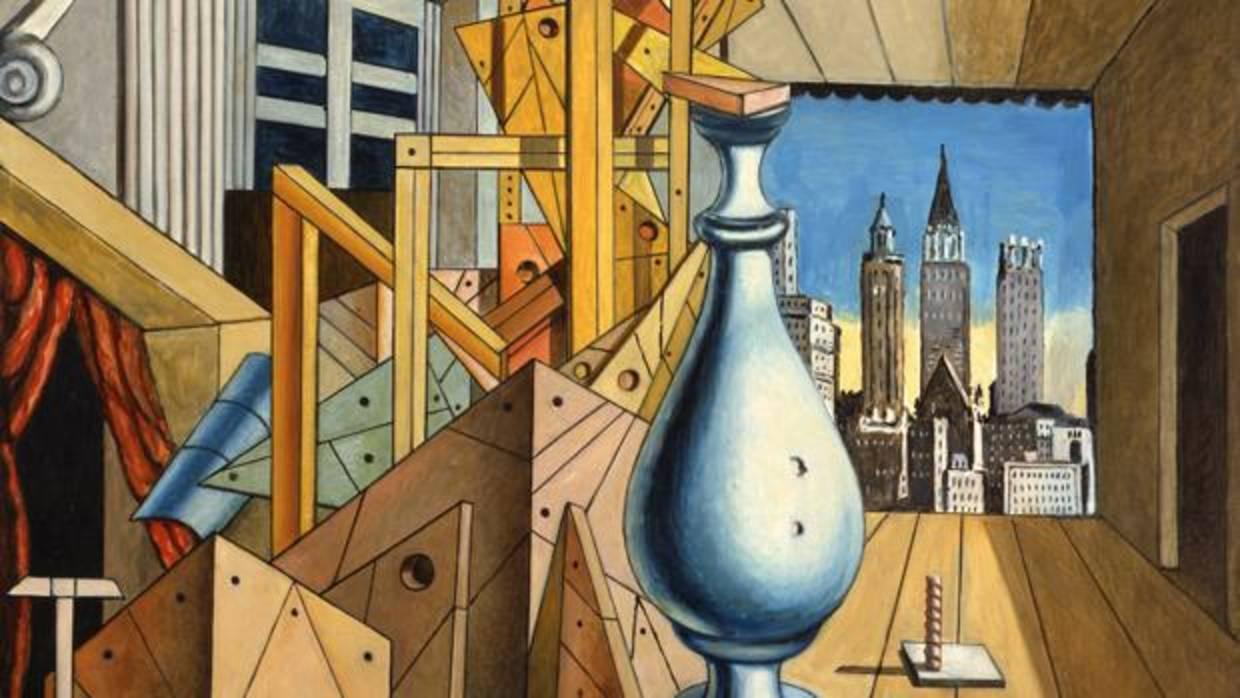 «Visión metafísica de Nueva York» (1975), de De Chirico