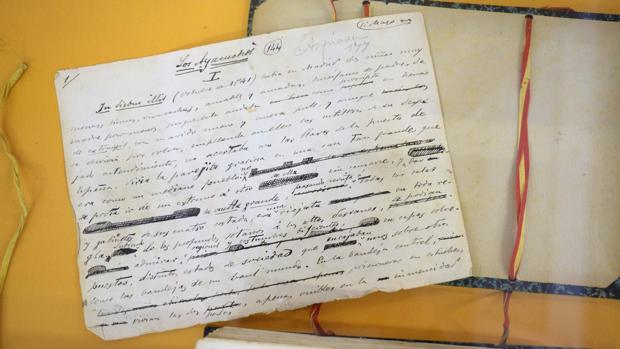 Compran los últimos manuscritos de los «Episodios Nacionales» en manos privadas