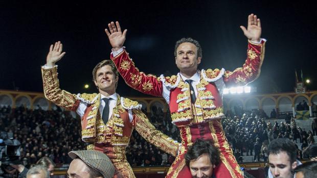 Triplete de El Juli (torero y ganadero) en los carteles de la Feria de Olivenza