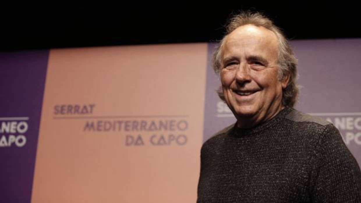Joan Manuel Serrat, durante la presentación de su gira «Mediterráneo da capo»