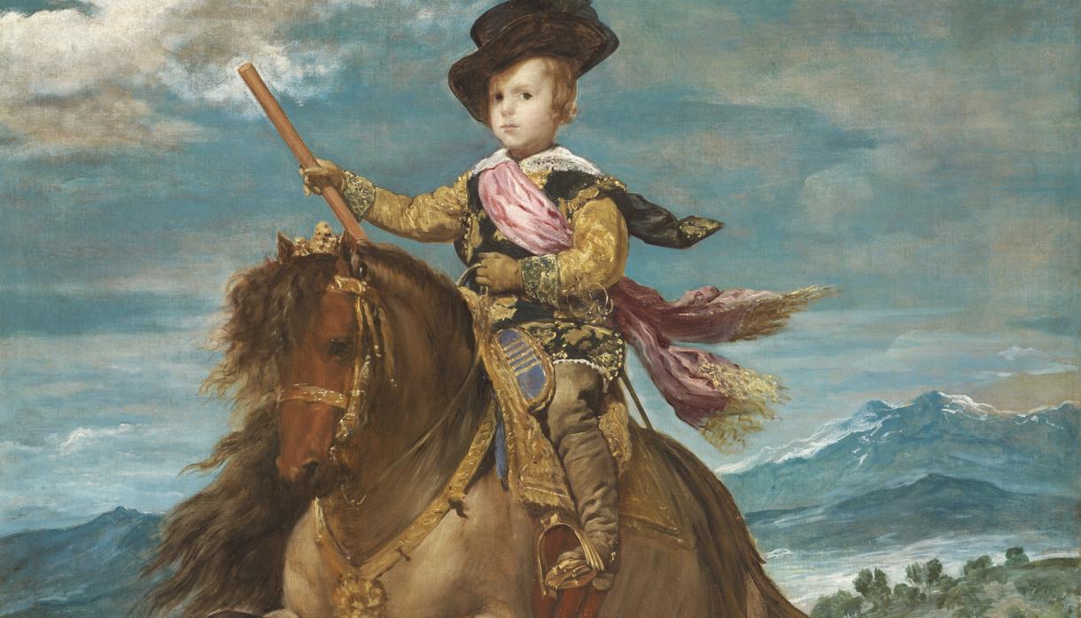«El príncipe Baltasar Carlos, a caballo», Velázquez (hacia 1635)