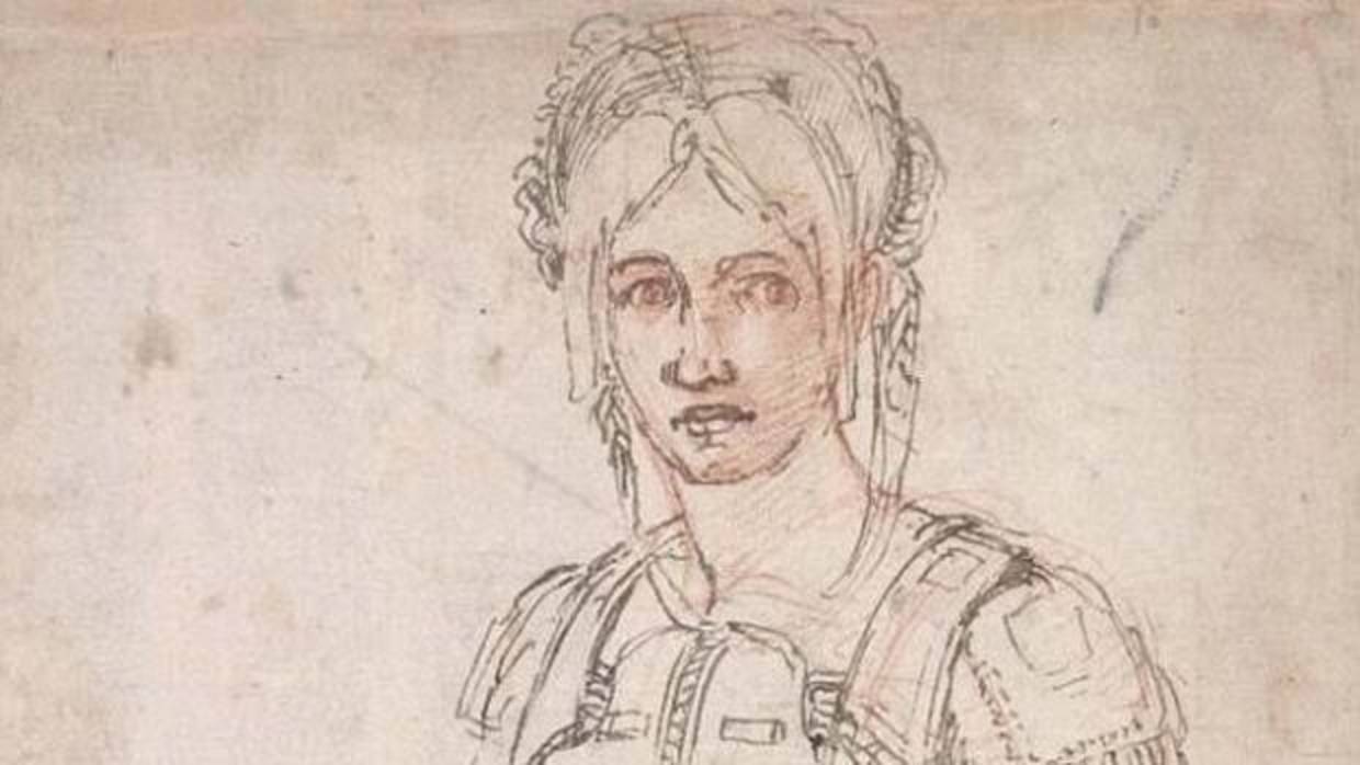 El boceto que Miguel Ángel hizo de su amiga Victoria Colonna, perteneciente al Museo Británico