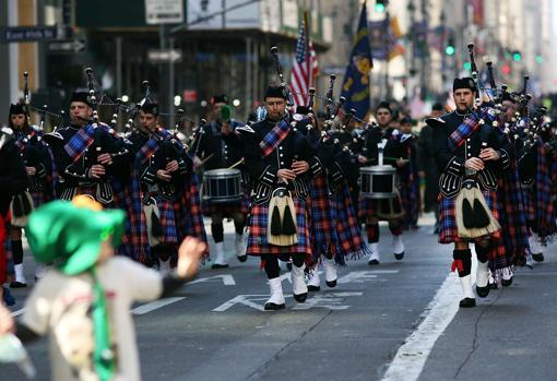 Tradicional desfile en honor de San Patricio por las calles de Nueva York en 2016