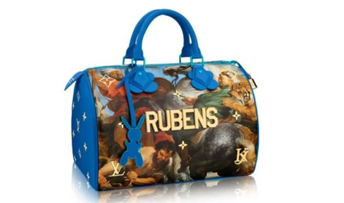 Uno de los bolsos con la obra de Rubens