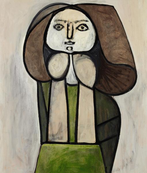 «Femme à la robe verte (Femme Fleur)», 1946