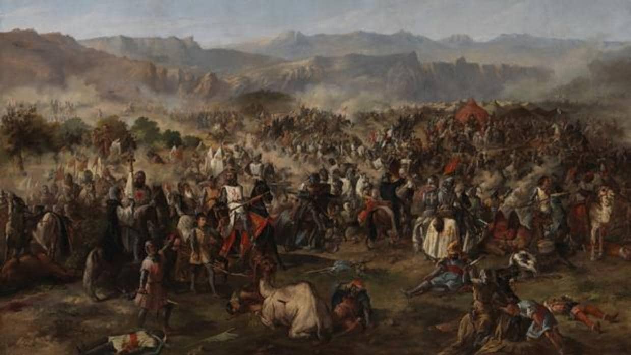 Pintura de la batalla de Las Navas de Tolosa
