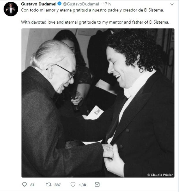 Gustavo Dudamel: A mi maestro, José Antonio Abreu