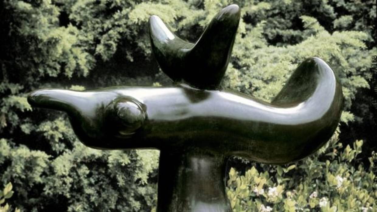 «Oiseau solaire», escultura de Miró de 1966